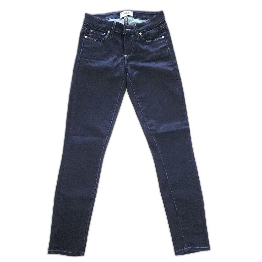 Paige Verdugo Ultra Skinny Jeans Dark Blue Size 25